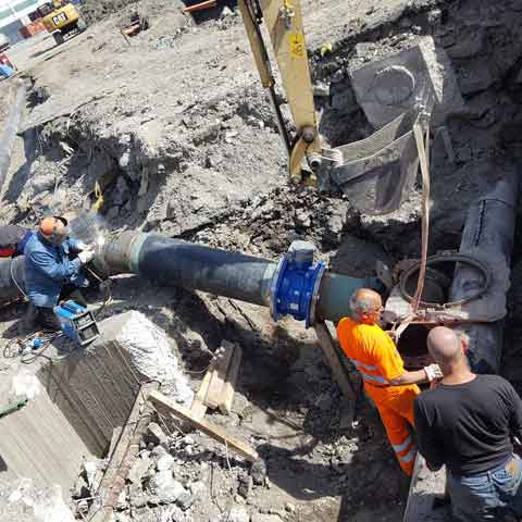 SPOSTAMENTO SOTTOSERVIZI AREA IKEA